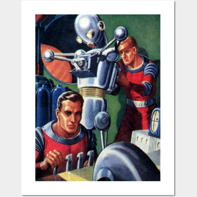 Vintage Science Fiction Wall Art by MasterpieceCafe